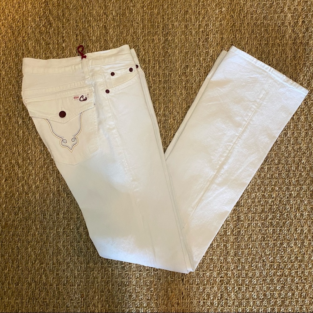 Blue Cult | Women's White Western Flare Jeans NWT